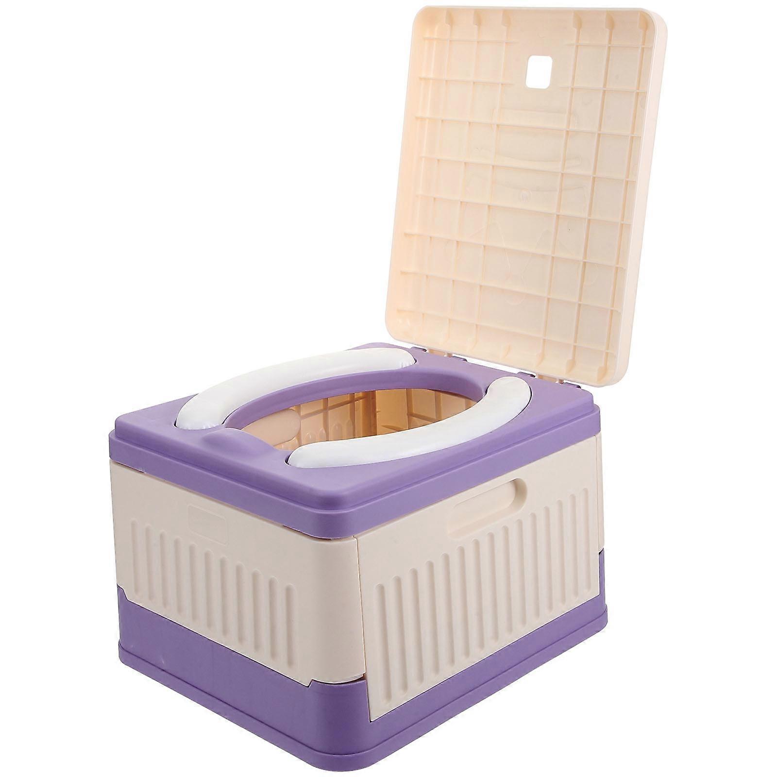 Portable Foldable Multi function Toilet for Car Outdoor Travel and Emergency Use 2pcs