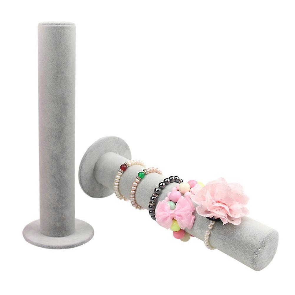 Dark Grey Jewelry Storage Rack for Bracelets and Watches Perfect for Jewelry Display and Organization 2 Pcs