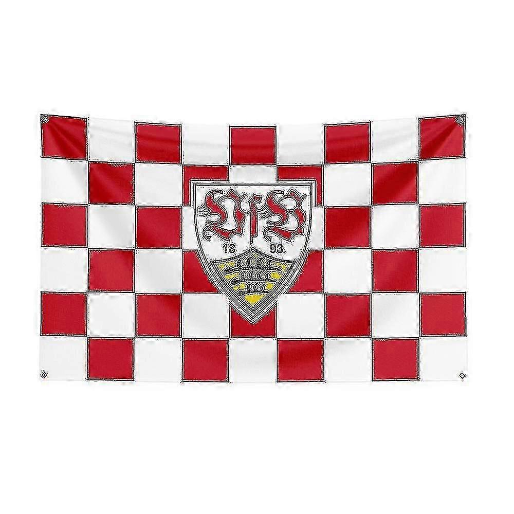 3x5 Vfb Stuttgart Flag Polyester Printed Racing Sport Banner For Decor