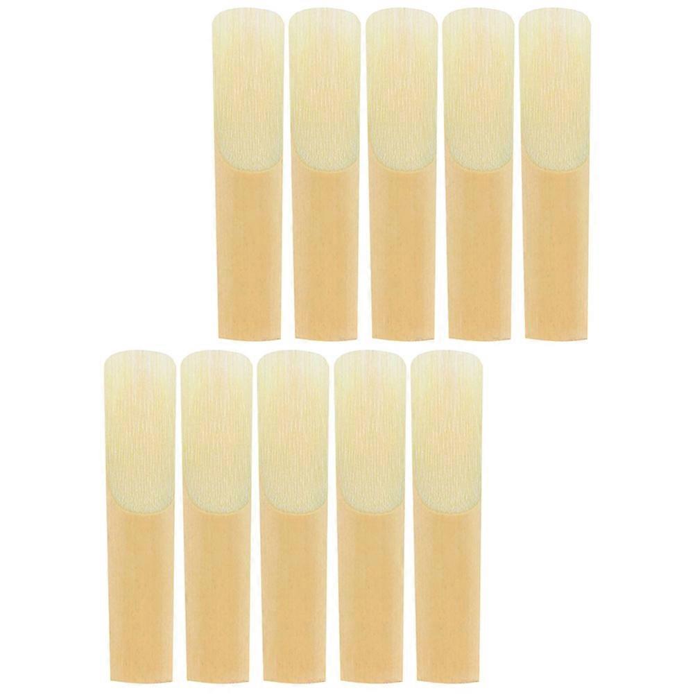 10pcs Traditional Soprano Saxophone Reeds – Lightweight Woodwind Instrument Accessories for Beginners to Professionals