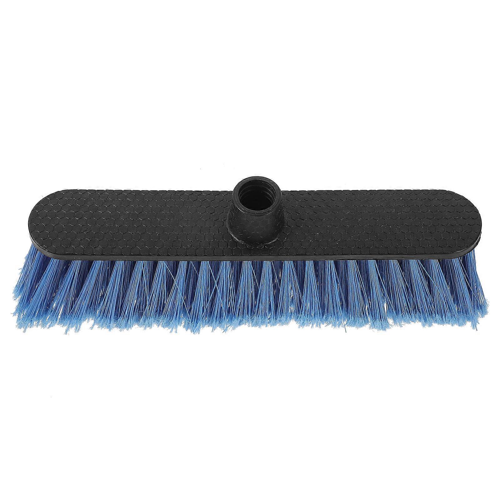 Plastic Broom Replacement Head for Efficient Home Cleaning with Lightweight, Flexible Bristles for Debris Removal