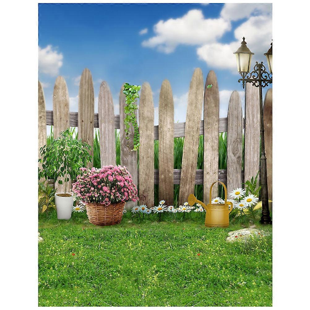 Floral Backdrop Photo Background Cloth Rectangular Decoration For Photography Sessions 100 X 150cm Multi-Colored 1Set
