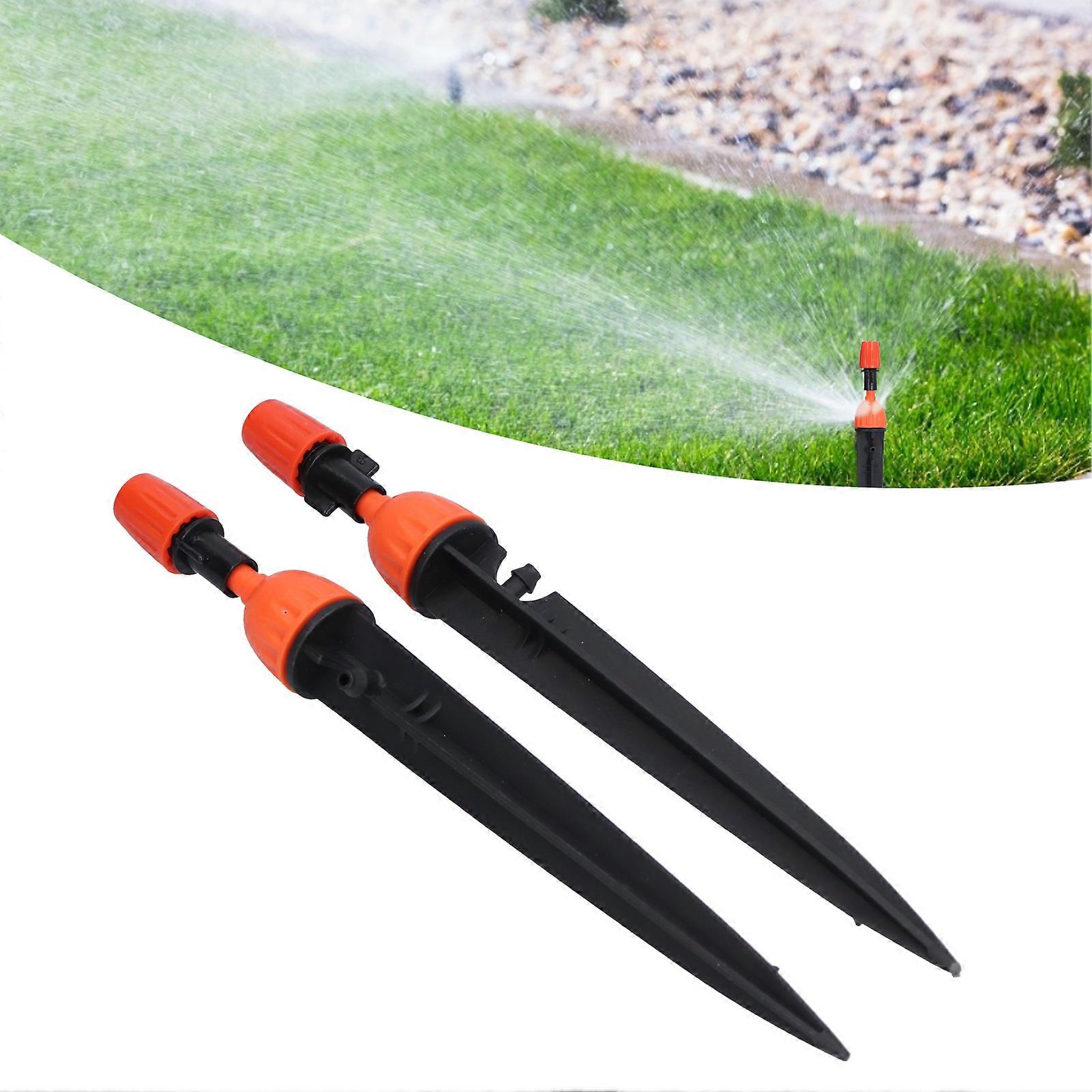 20 Set Adjustable Orange Drip Irrigation Sprayer 0-40L/H 0.9m