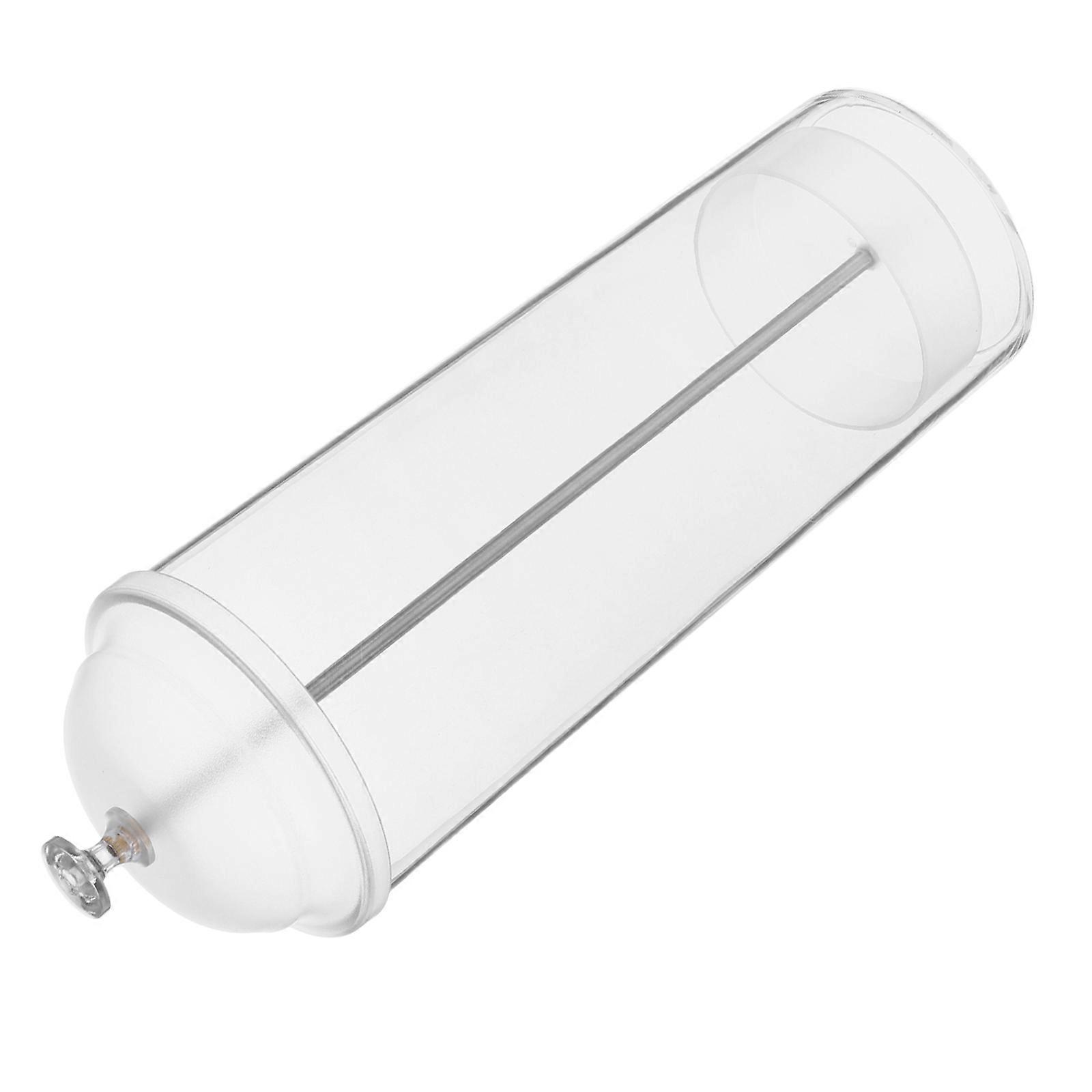 Tall Drinking Straw Dispenser Cylinder Shape Dust-proof Container For Business Operations 1Pcs