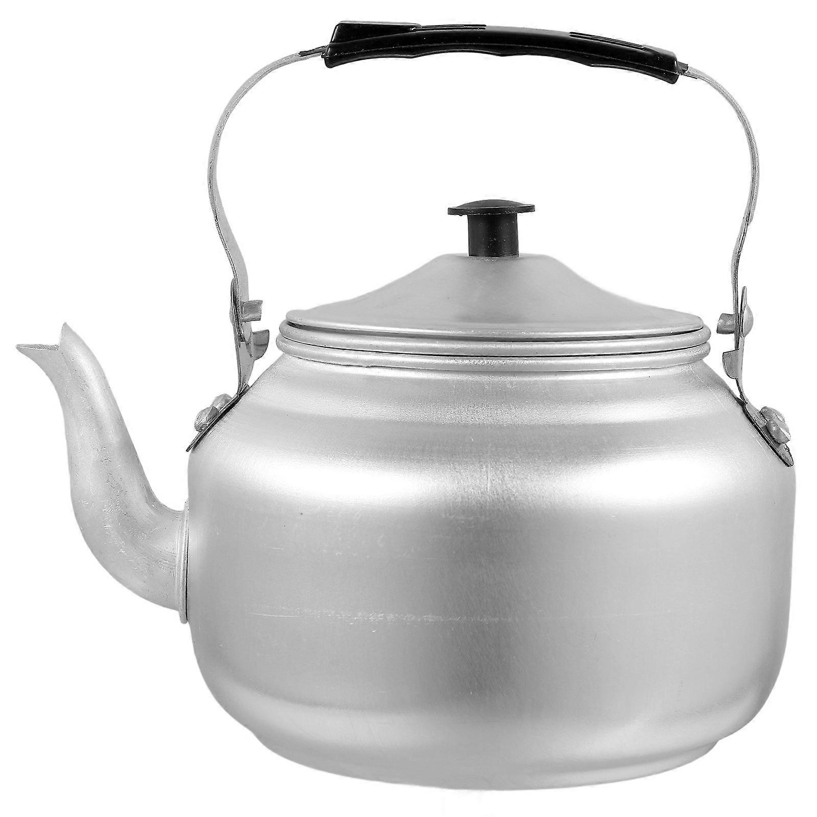 Masteelf 800ml Aluminum Tea Pot with Handle for Home Office Restaurant Use