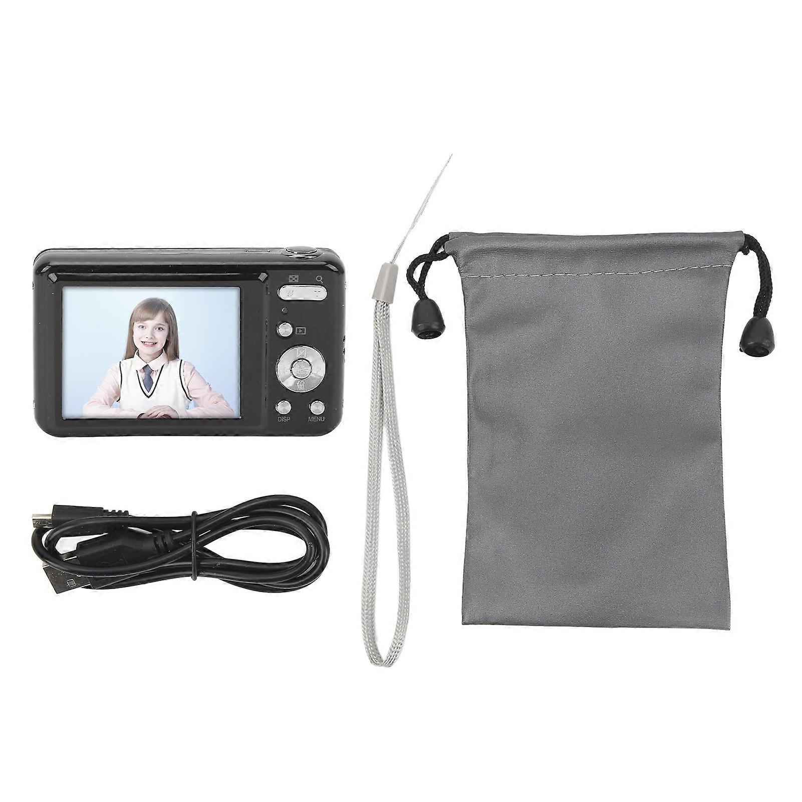 2.7in Camera ABS Metal 48MP High Definition 8x Digital Zoom Portable Digital Camera for Children Beginners