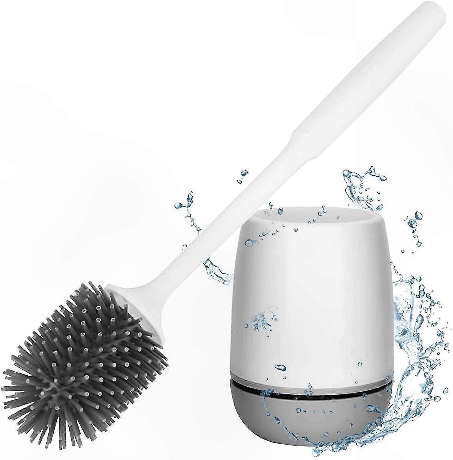 Bathroom Cleaning Brush with Airflow Drying Stand
