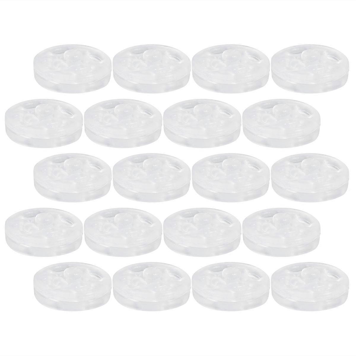 Transparent Plastic Snaps for Sewing Clothes Crafts with Smooth Surface 500pcs Sufficient Quantity