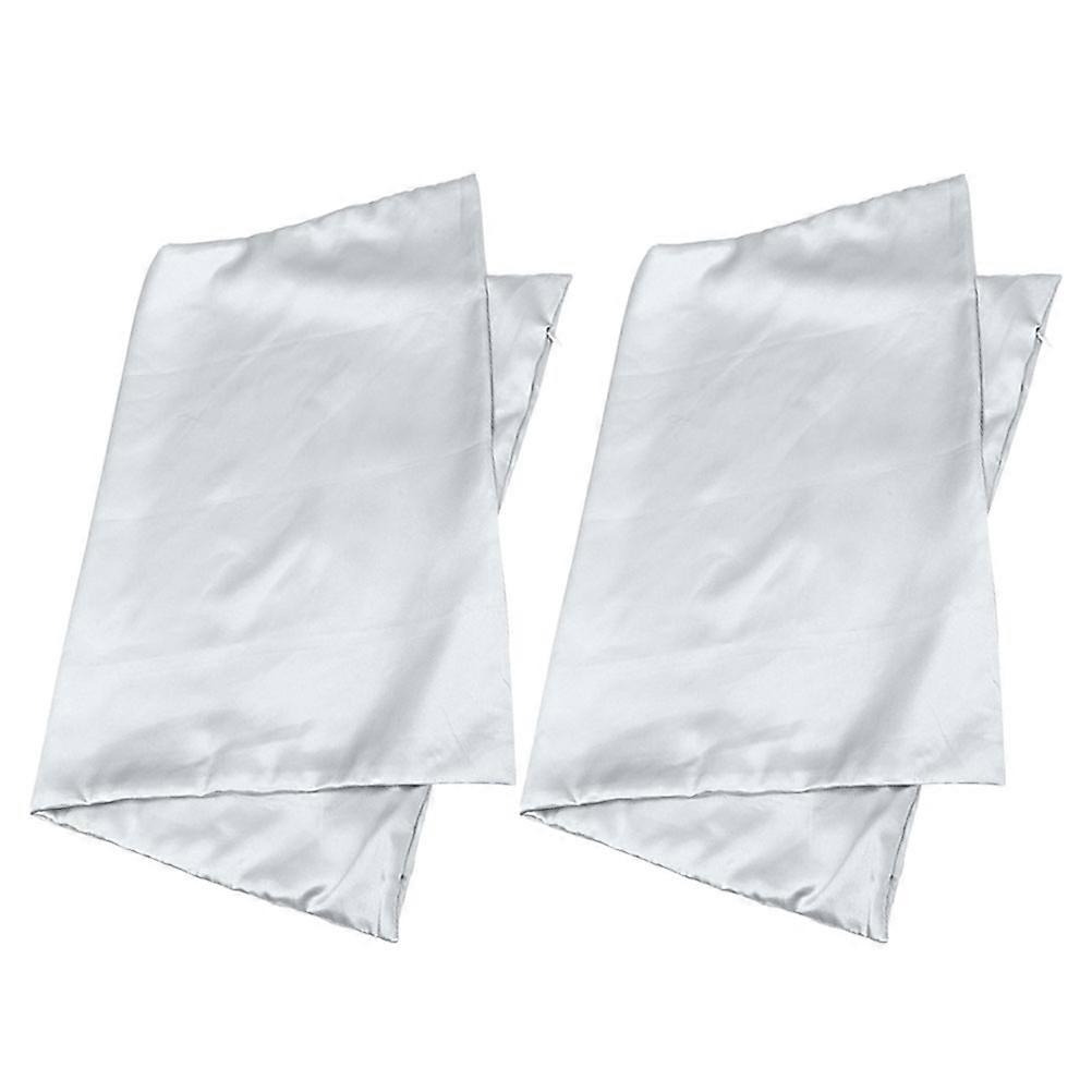 Rectangular Cooling Pillowcases Made Of Polyester For People Seeking Comfortable Sleep 1 Pair Suitable For Home Use
