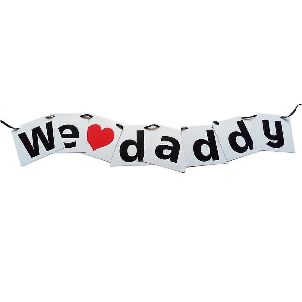 Father Day Decoration Banner for Party and Gathering with Square Shape and Multi Color Design in 1Pack