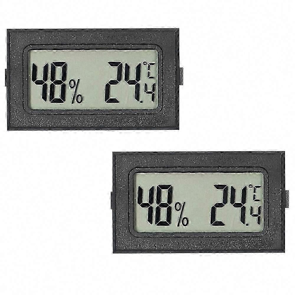 Mini Thermometer Hygrometer Large Number Fahrenheit Lcd Display Digital Temperature