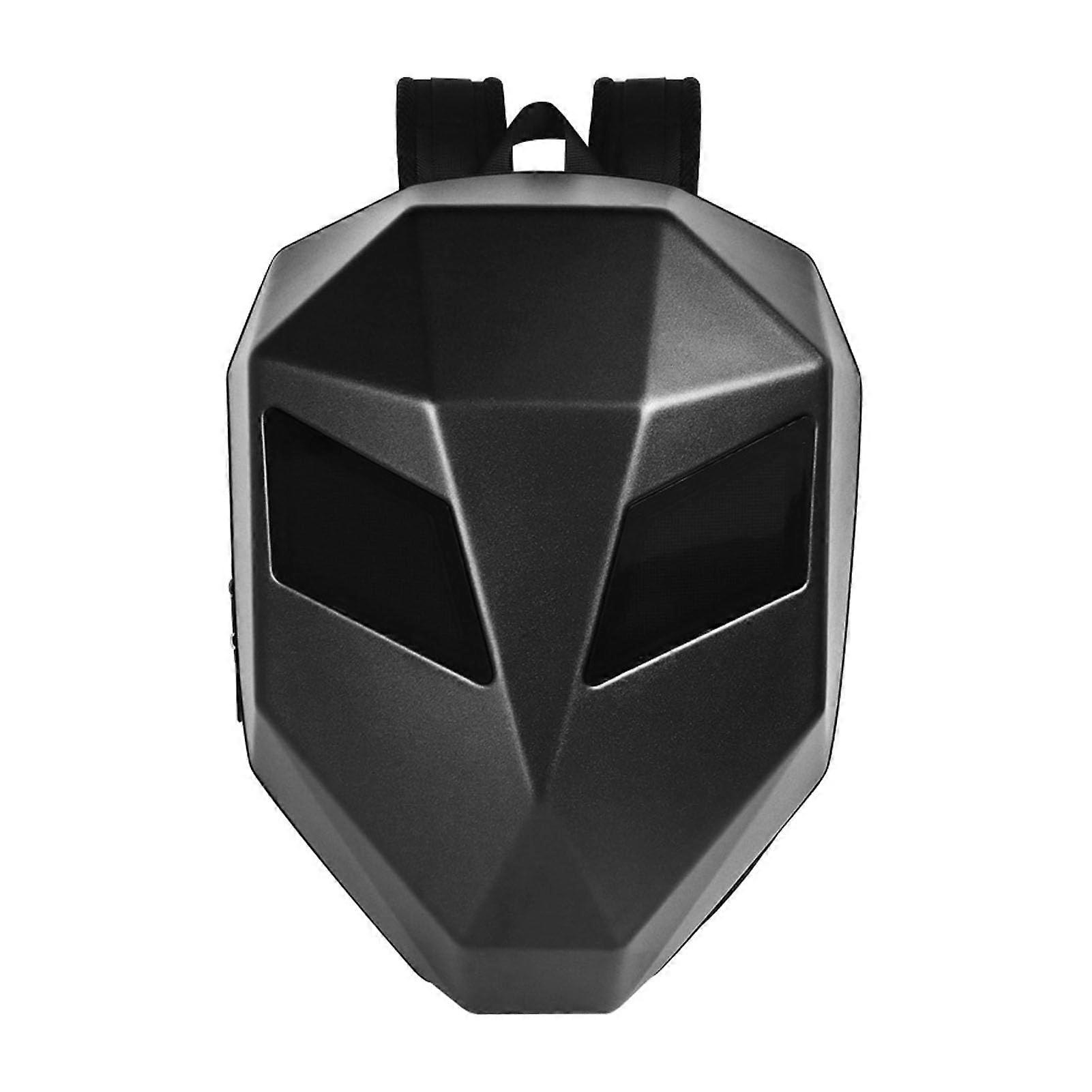 LED Motorcycle Backpack With DIY Programmable Full Color Screen 3D Hard Shell Waterproof Helmet Bag Laptop Backpack