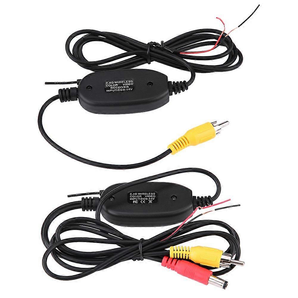 RCA Video 2.4Ghz Wireless Transmitter&Receiver Kit for Car Parking Backup Camera Monitor System