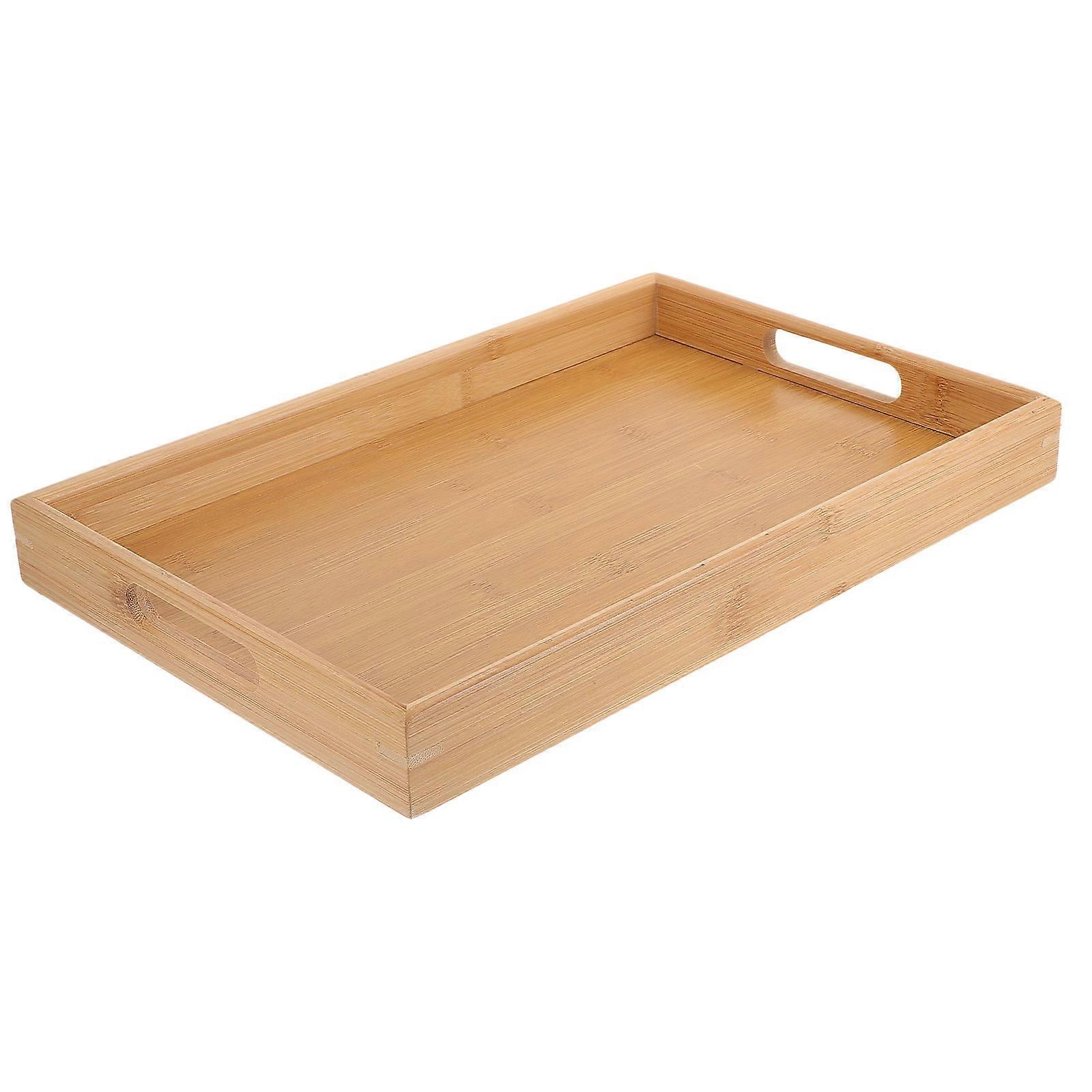 Beige Synthetic Snack Plate with Simple Design for Decoration and Portable Storage Tray 7.5 x 10.2