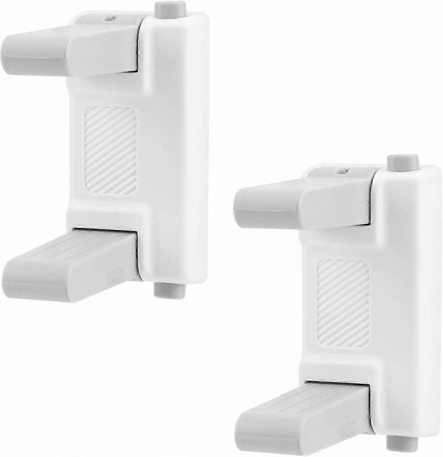 Adhesive Door Lever Locks, 2 Pack Safety Childproofing Devices