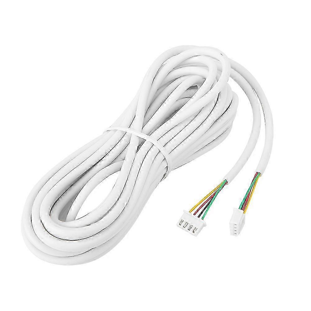 2025 4 Core 30m 0.3mm Round Flexible Copper Cable for Video Door Phone System Wire, Low Voltage Security Intercom