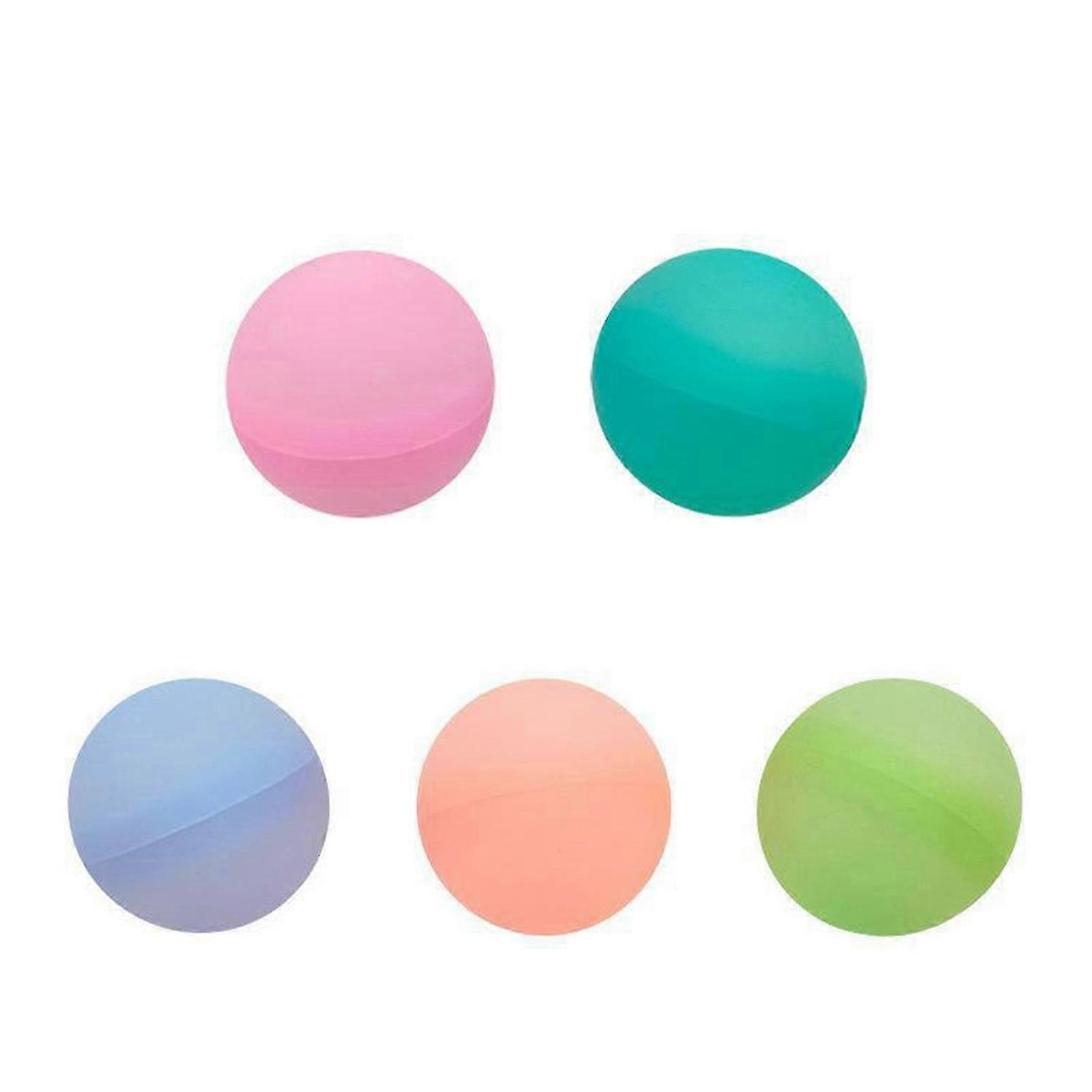 Reusable Water Balloons 12 Water Balls Latex-free Soft Silicone Water Splash Ball With Portable Mesh