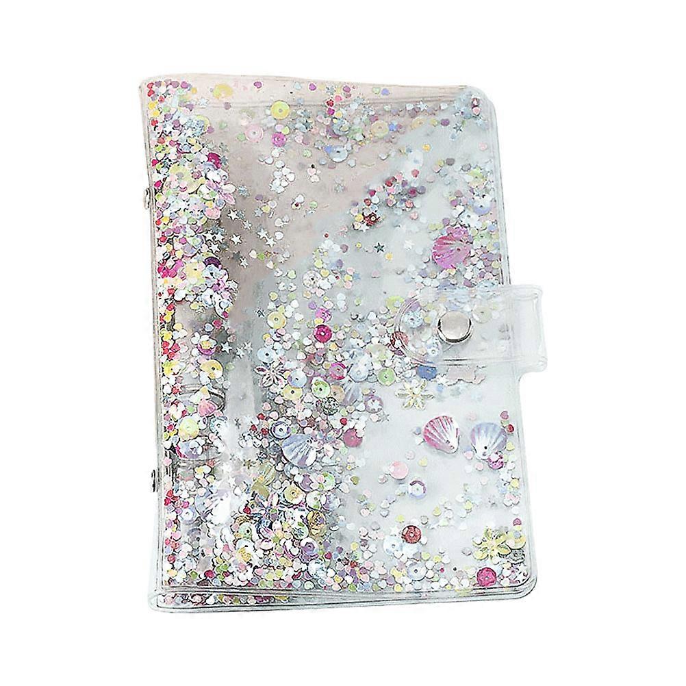 Multicolor Sequin Binder Planner Cover Notebook Guard Personal Scrapbook For Office Use 1Pcs