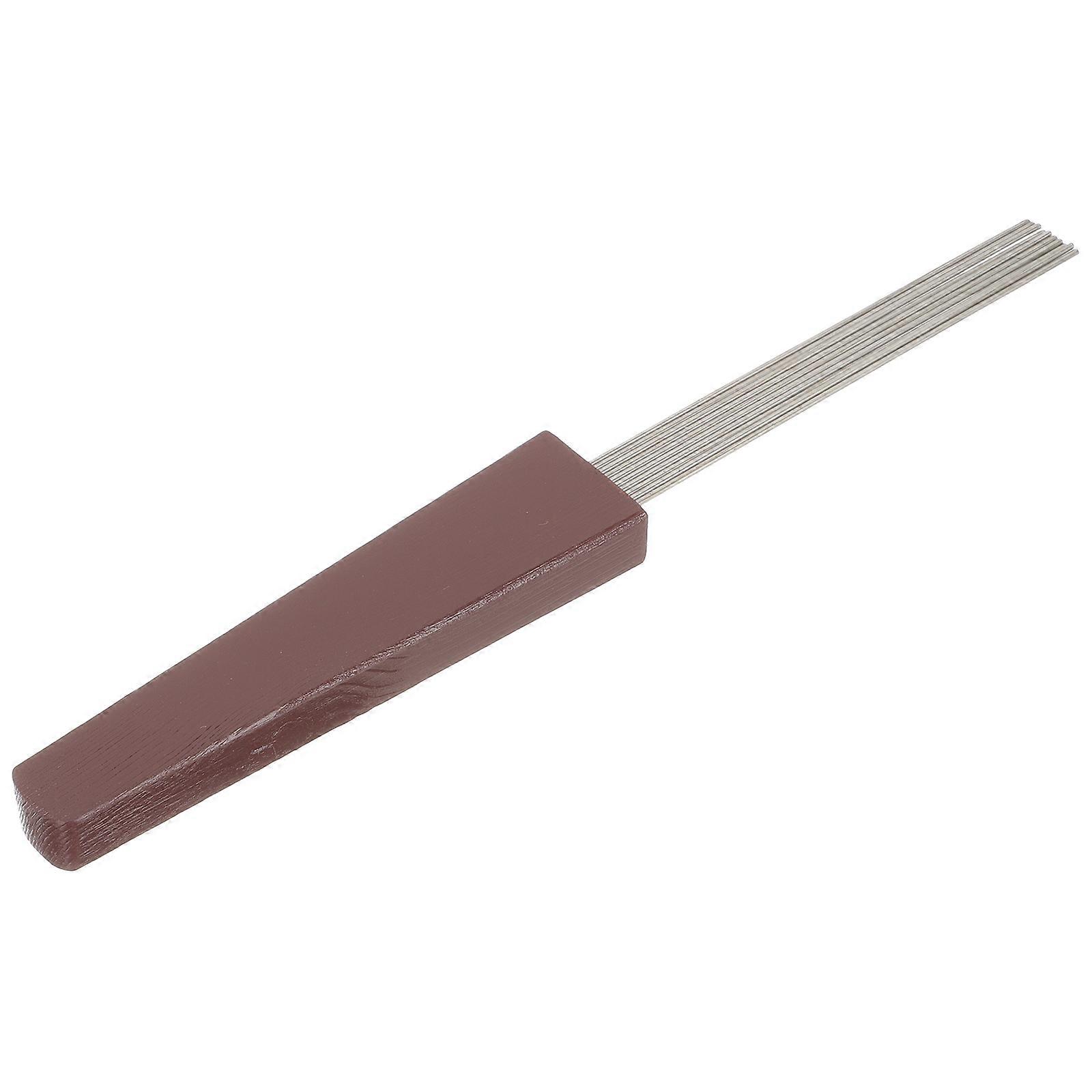 Guiro with Wood Handle for Kids Music Education Safe to Use with Builtin Granules 7 Inch