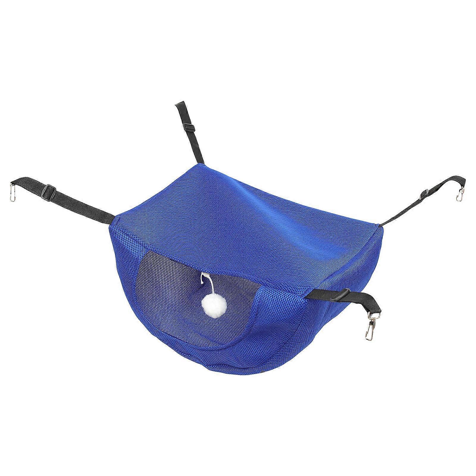 معلقة القط أرجوحة القط قفص أرجوحة مناسبة لأصحاب الصغيرة 17.68X13.17in الأزرق غريب الشكل 1 قطعة