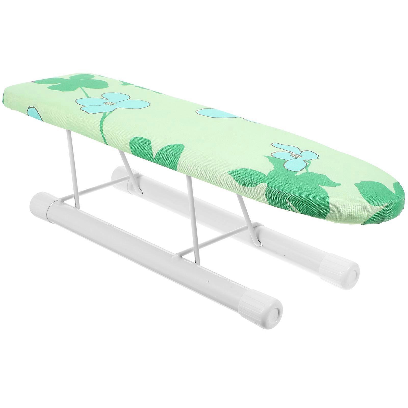 Compact Folding Ironing Board for Tabletop Use – Space Saving, Portable Frame with Heat Resistant Surface and Breathable Cover for Shirts, Pants,