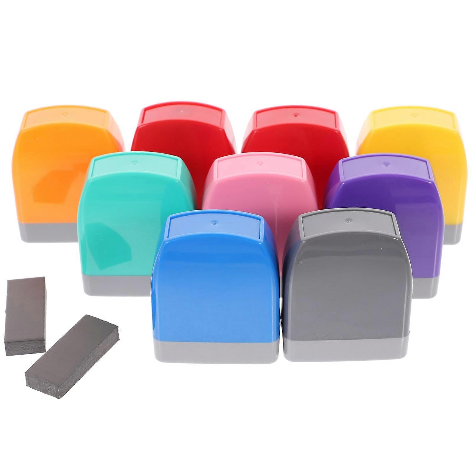 Colorful Stamp Shells for Envelopes Assorted Color Plastic DIY Stamp Accessory 1 Set
