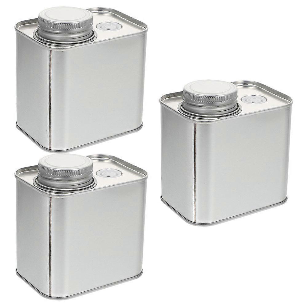 Silver Tinplate Vacuum Sealed Tea Canister for Home Storage of Coffee Beans and Spices, Set of 3