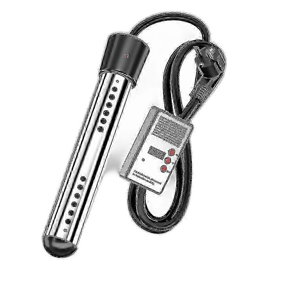(Eu2500w Black) Electric Submersible Water Heater Swimming Pool Rapid Heating Rod Popular Choice Top Rated Int