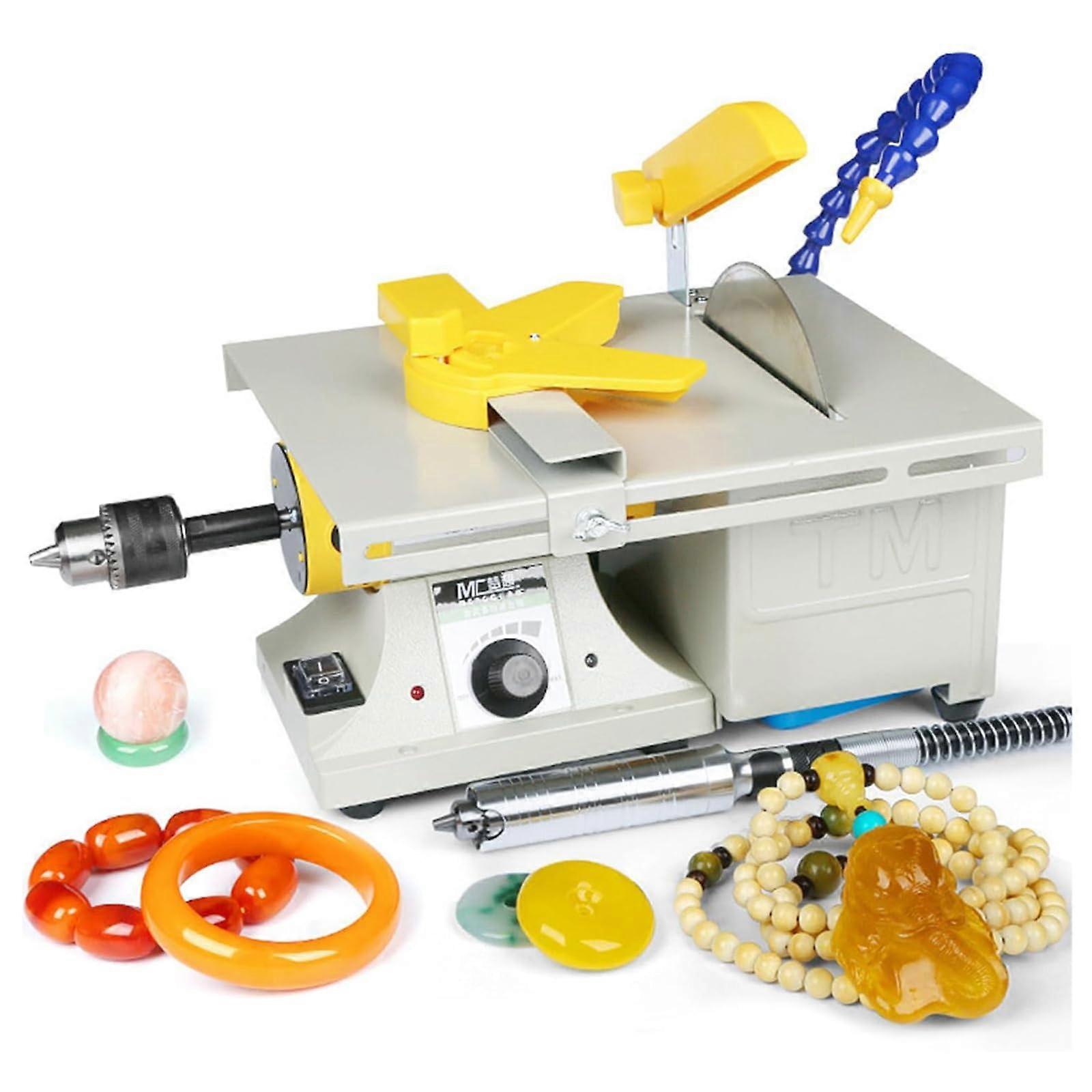 850W Gemstone Polisher, Adjustable Speed 800–11,000 RPM, Blade 150 mm
