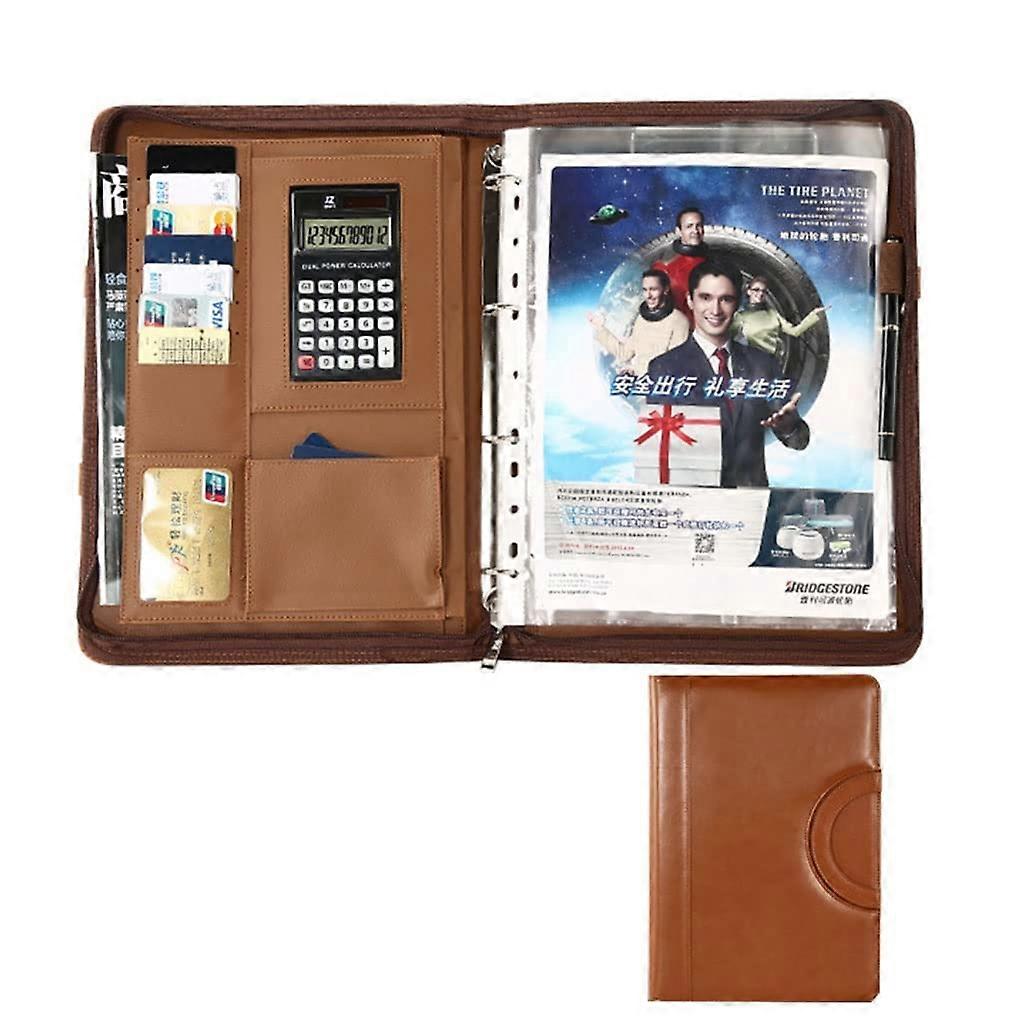 Writing Case A4 Clipboard Folder Portfolio Binder for Men and Women  Leather