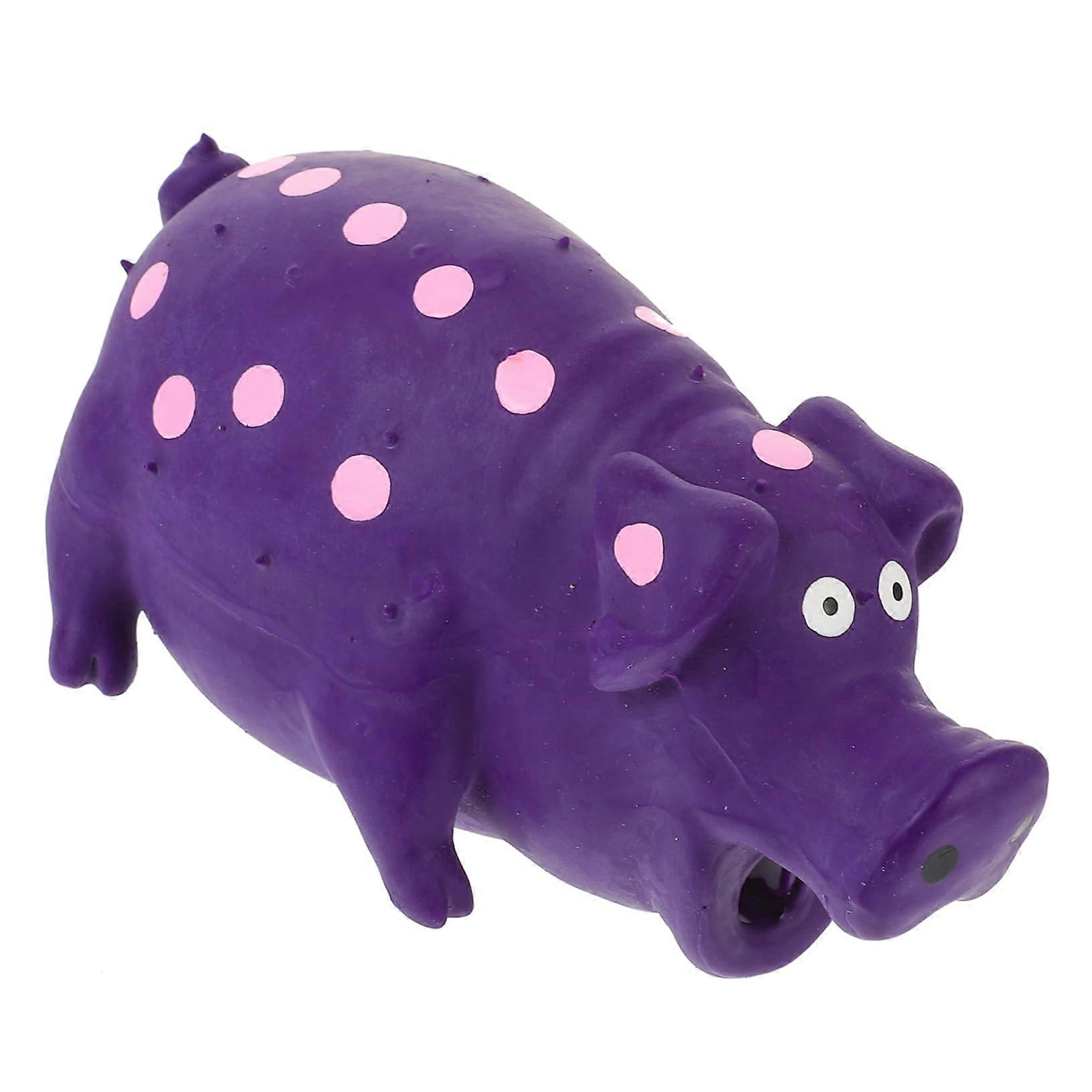 Chew Toy for Puppies and Small Dogs - Squeaky Pig Design, Durable Dog Toy for Safe Chewing and Interactive Play