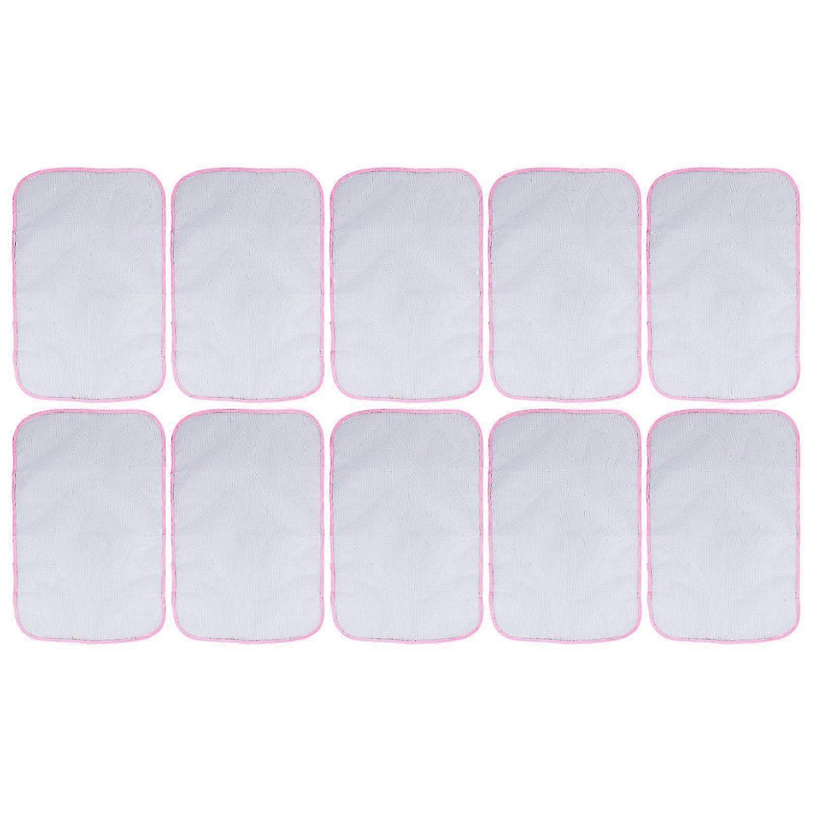 10 Pack High Temperature Resistant Ironing Pressing Pads - Heat Insulation Cloth for Household Use & Sewing Projects