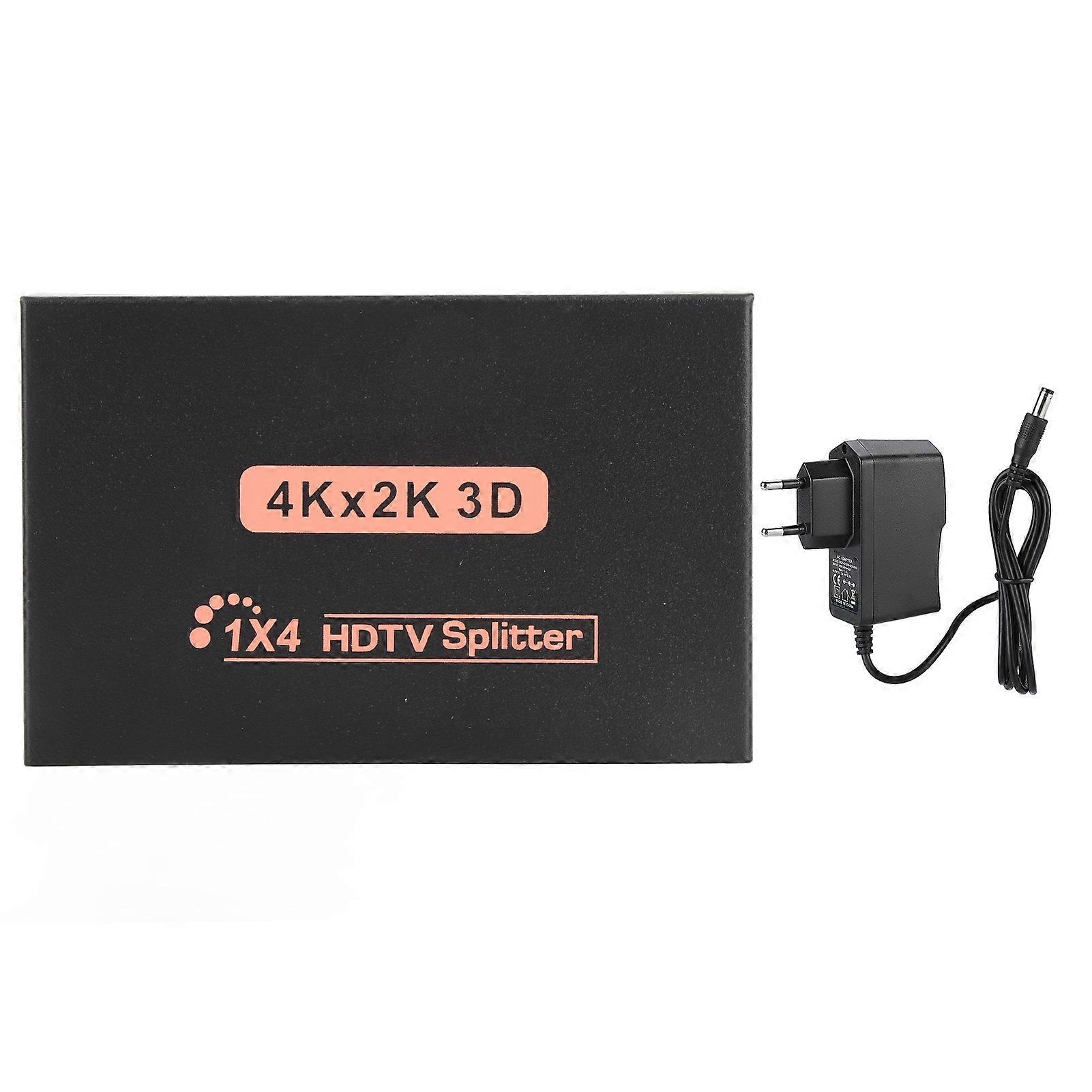 4K HD Multimedia Interface Splitter: 1 In 4 Out Video o Distributor, No Lag
