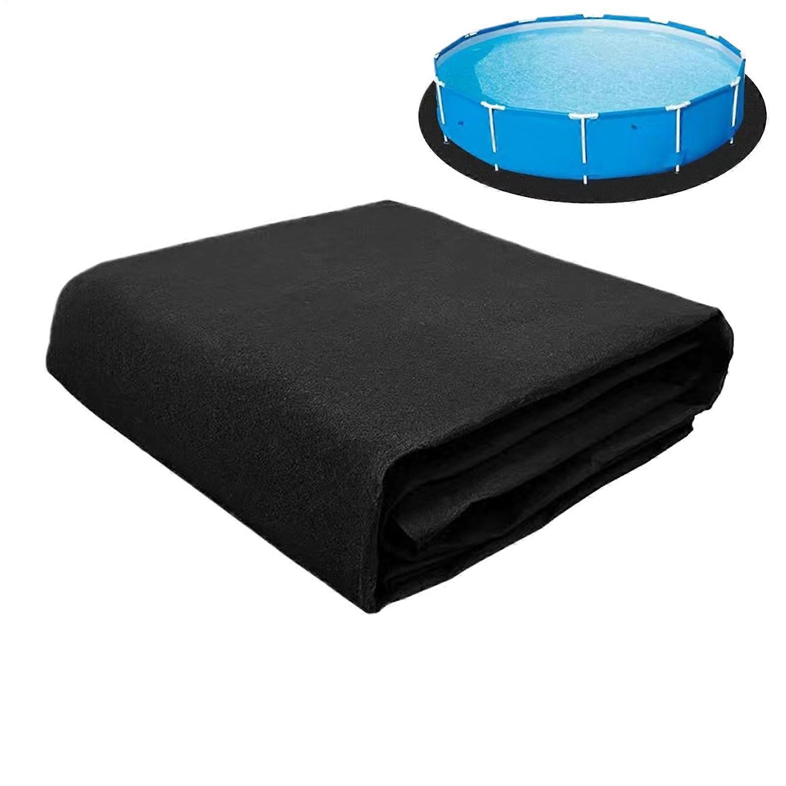 Poolfolien-Pad 3m, 3.7m, 4.6m Round Pool Mats Under Pad; Protects Liner, Prevents Punctures, Extends Liner Life, 15 ft