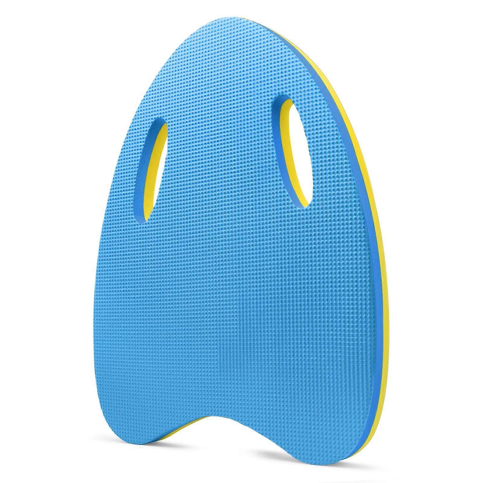 Swimboard For Kids And Adults - EVA Foam Swim Board With Secure Hand Holes For Water Training Blue