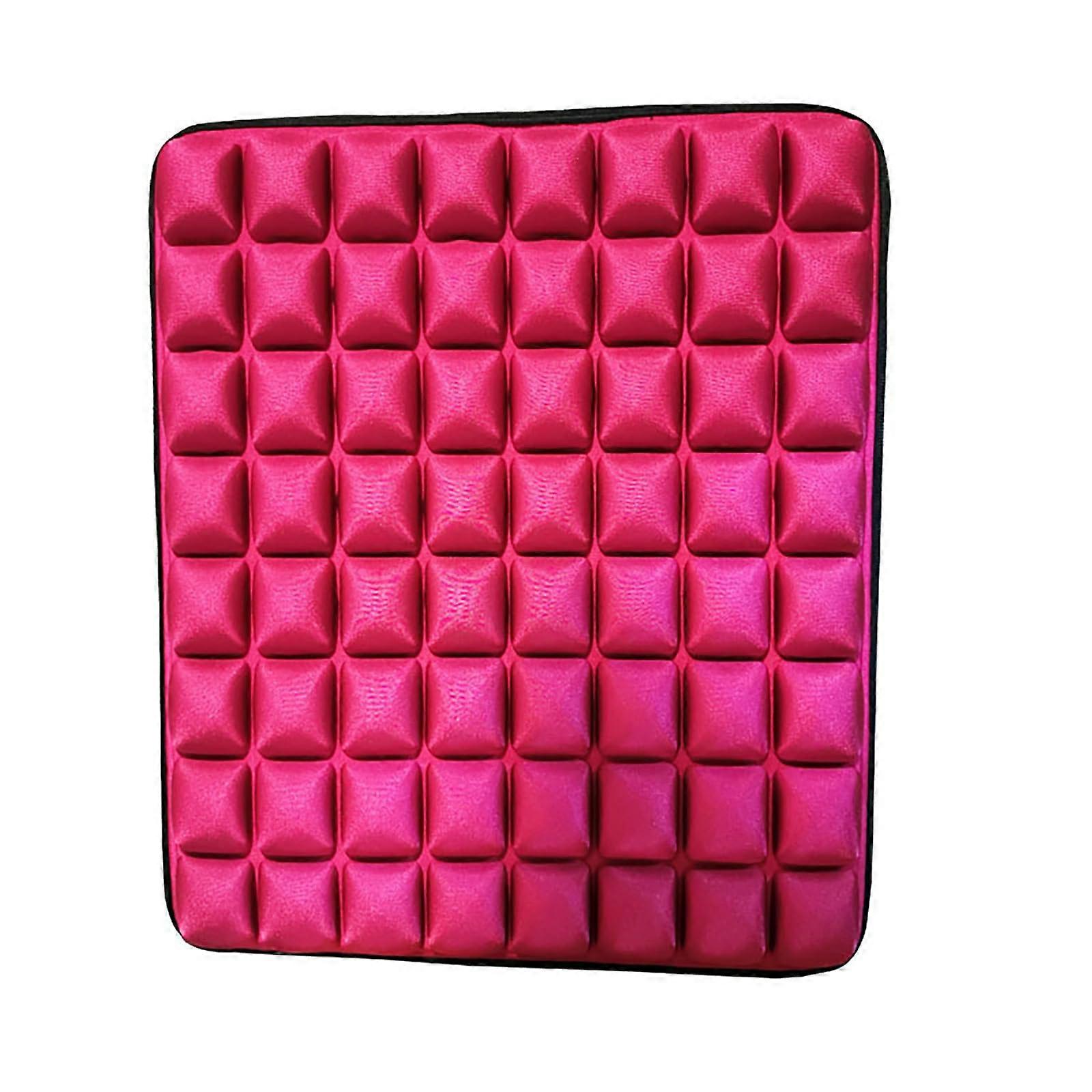 Comfortable Air Cushions For Camping And Office With Breathable Design For Pressure Relief Red
