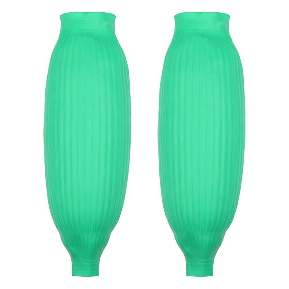 Waterproof Sleeve Cover Latex Arm Sleeves for Cooking Green Material Protective 1 Pair
