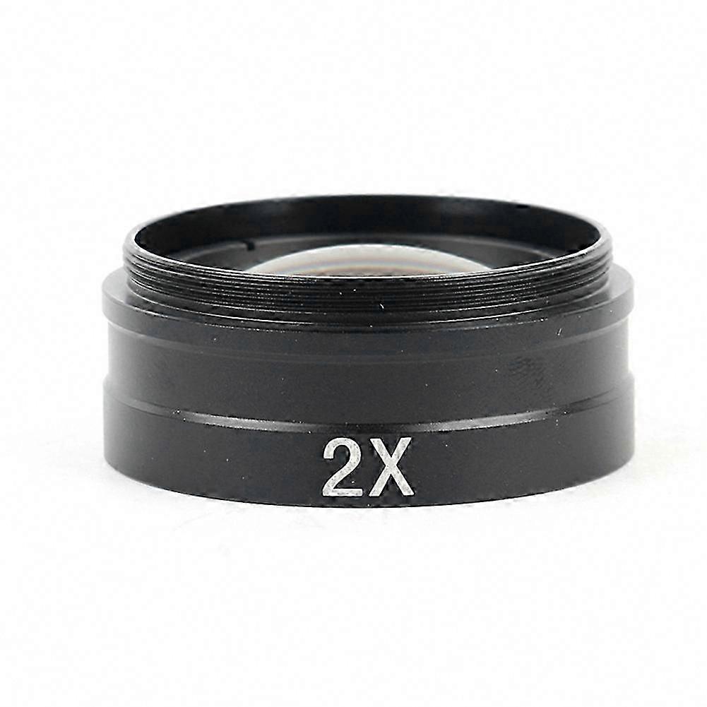 2X Barlow Lens for Professional Monocular Microscope 42mm Thread 10A 120X 180X 300X Auxiliary Objective