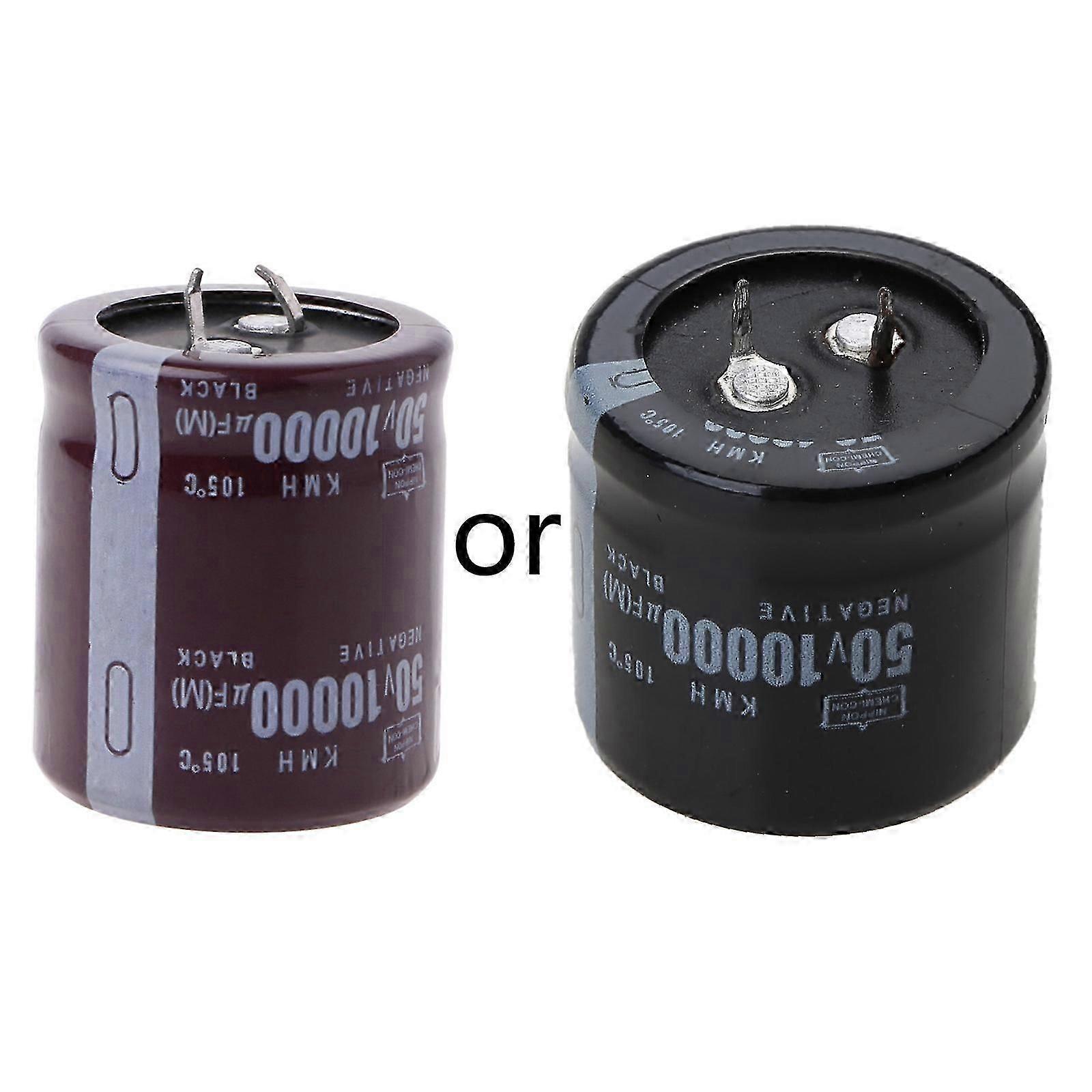 10000uF 50V Power Electrolytic Capacitor 10MF Snap Fit Snap In -40C to +105C