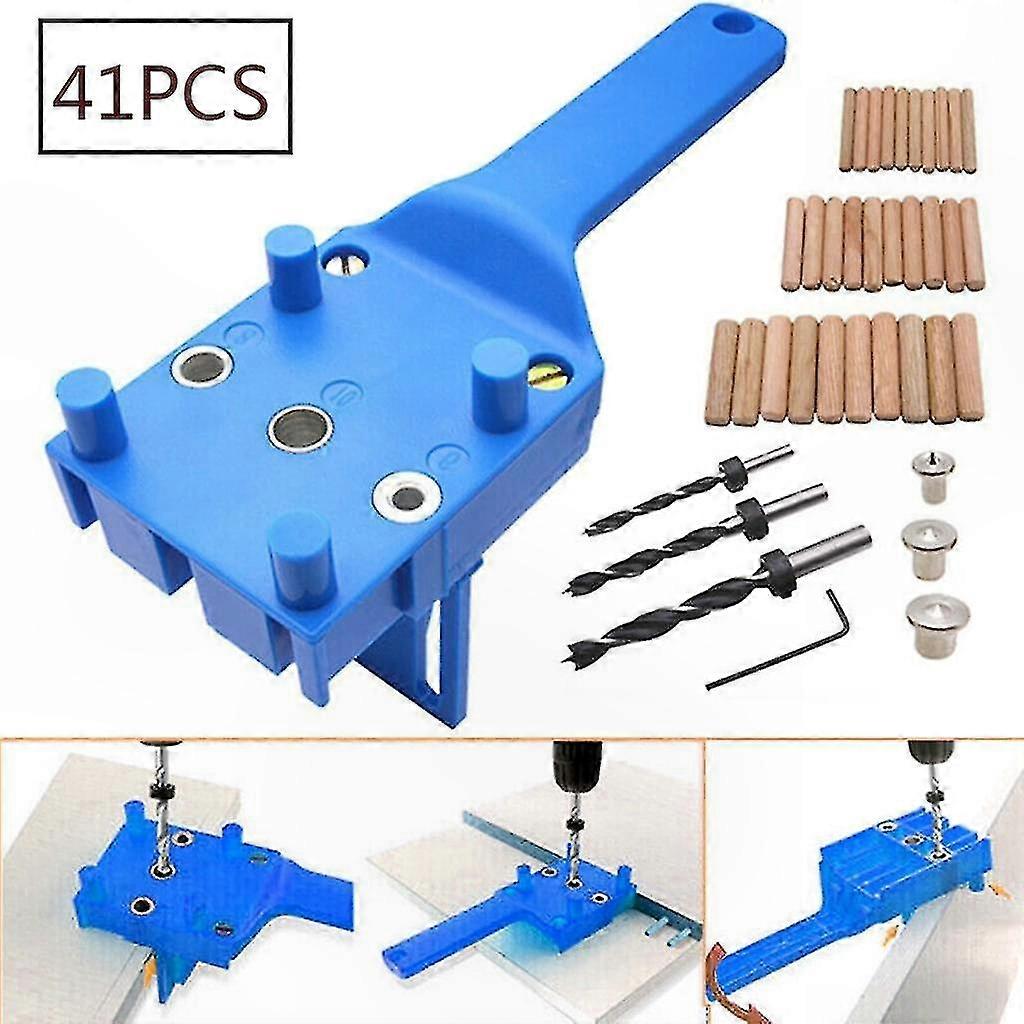 Wooden Dowel Drilling Guide with Depth Control for Precision Holes