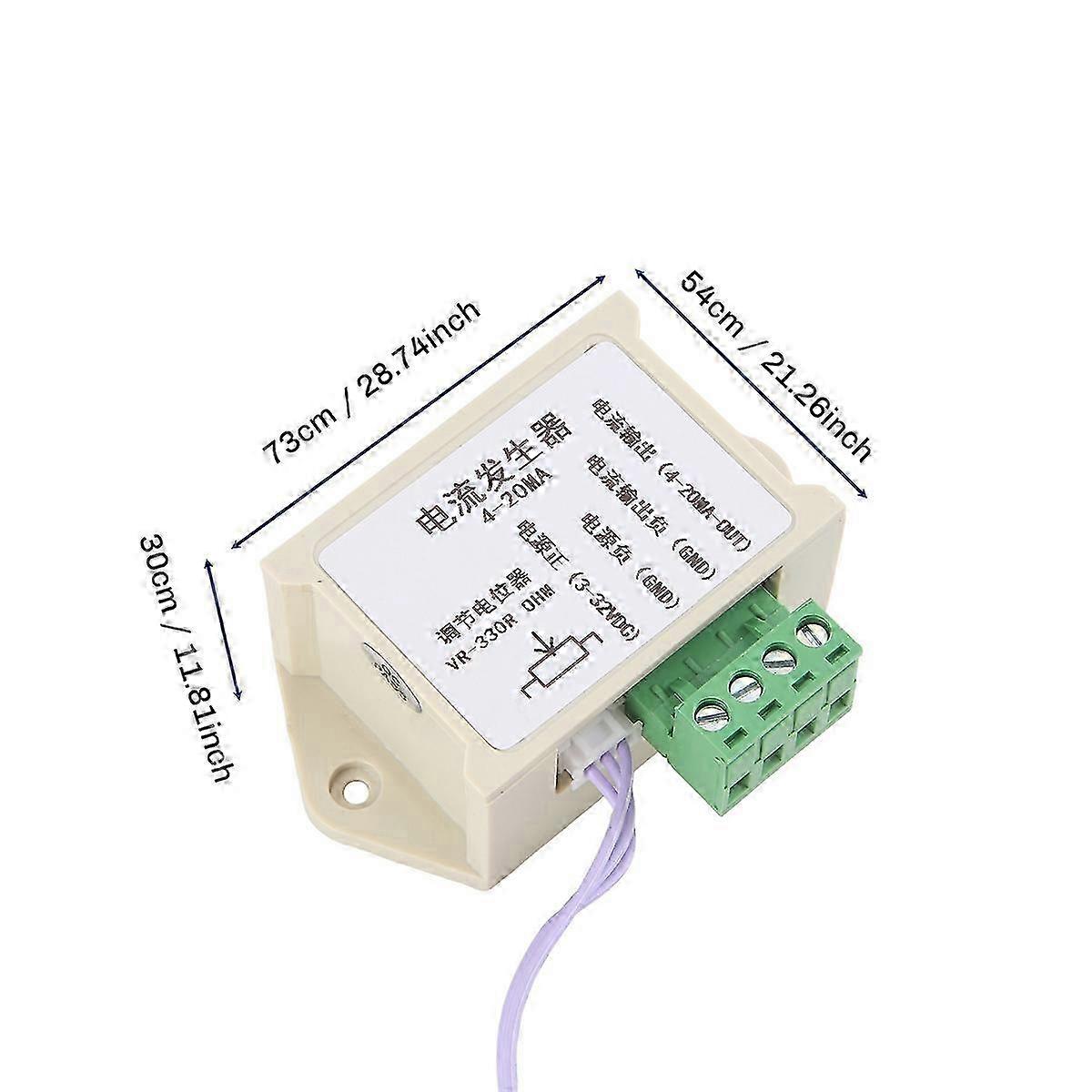 Adjustable current generator 4-20mA for process control systems