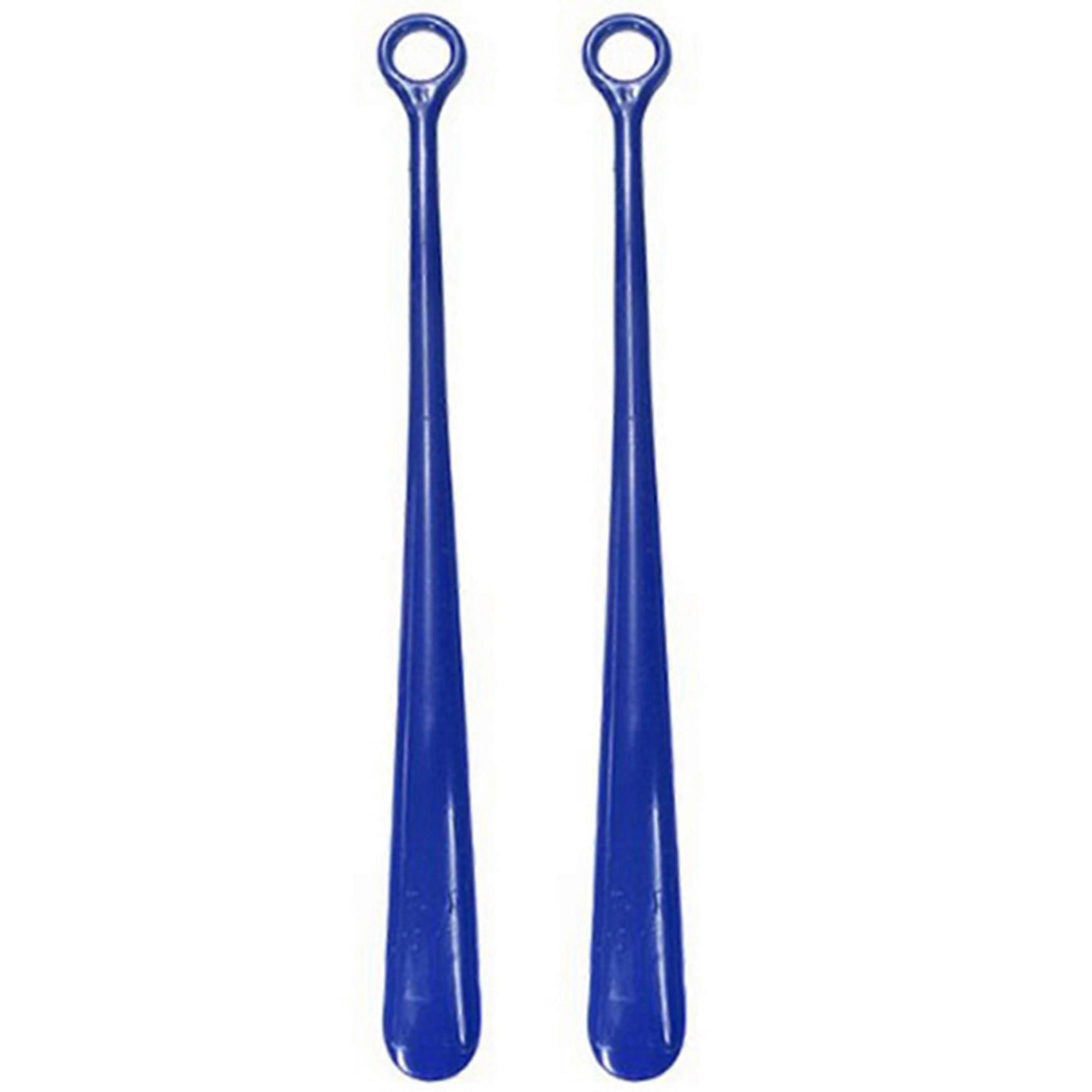 2X Shoehorn Shoehorn Adductor Spoon Shoe Help Plastic with Hole 47cm
