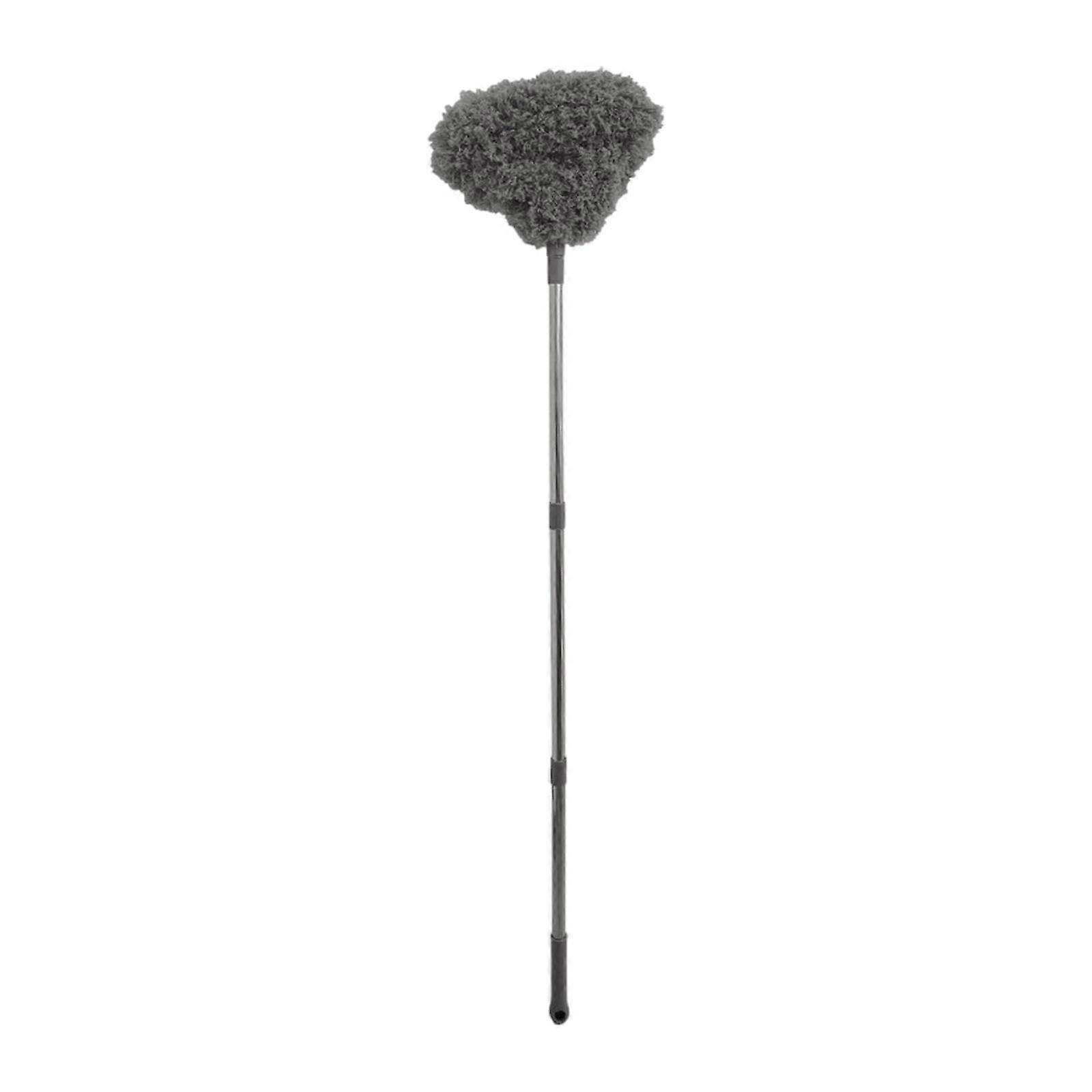 Ceiling Fan Cleaner Duster,Cleaning Tool Reusable Adjustable with Extension Pole Fan Blade Cleaner for Walls Door Household, Gray Grey