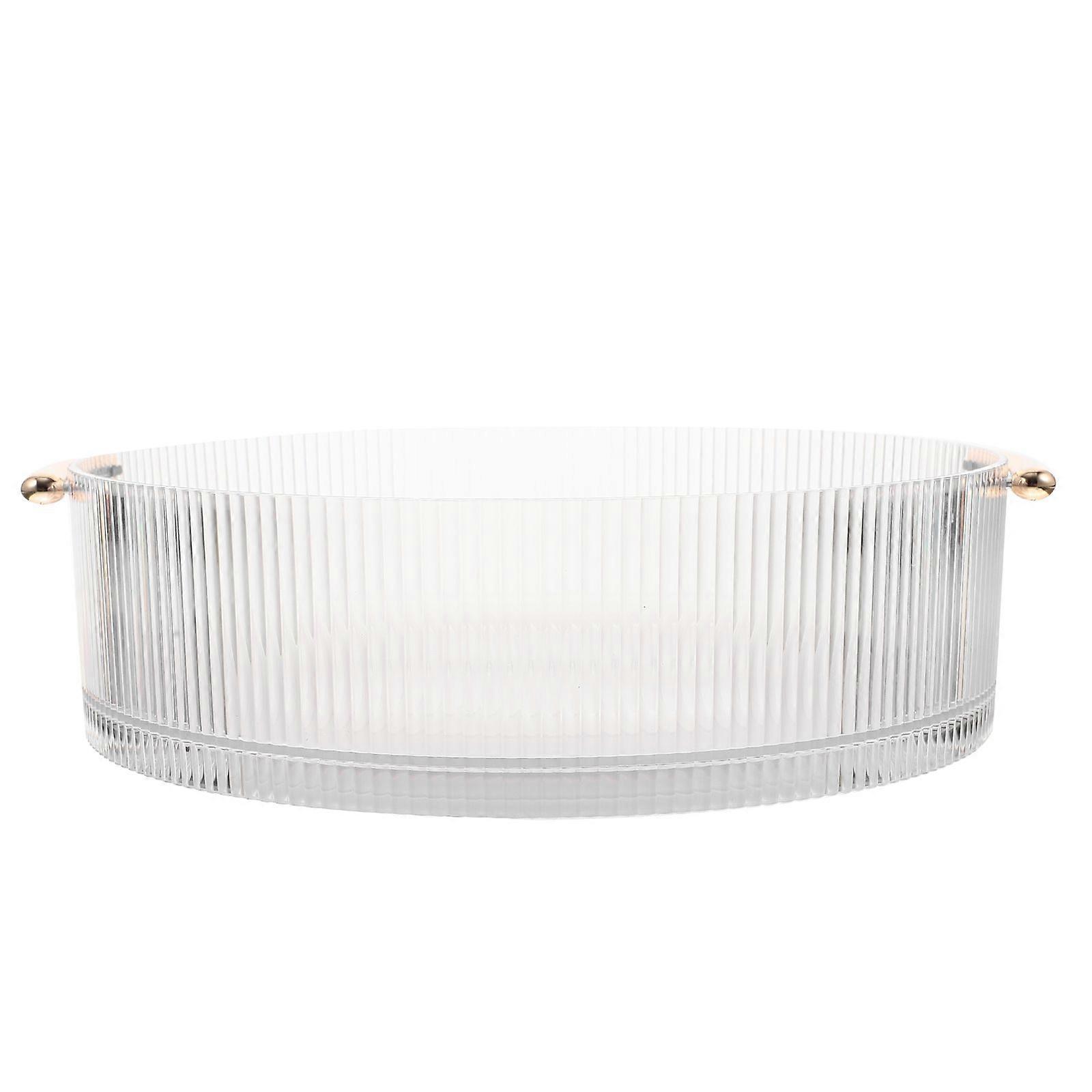 Rotating Turntable Organizer Cabinet Rotating Spice Jar Rack Desktop Cosmetic Tray