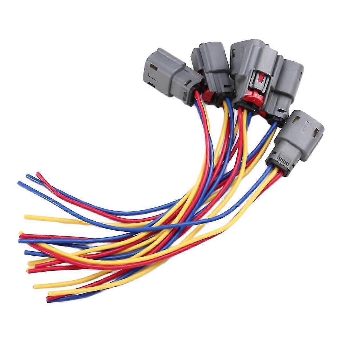 6pcs Ignition Coil Connector Plug Pigtail Harness for