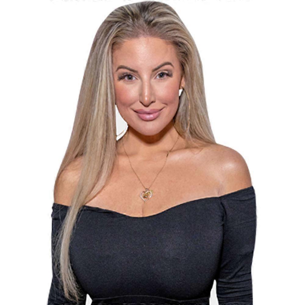 Ashley Alexiss Smith (svart klänning) halvkropp kompis utskärning