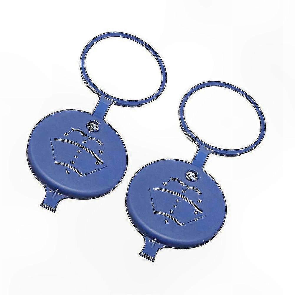 2-Pack Washer Fluid Reservoir Cap for Windshield Wiper System-Compatible with Multiple Car Models