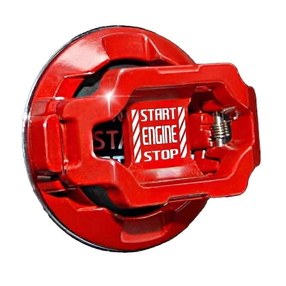 Car Start Stop Button Decor Car Engine Push Start Switch Button Cover Protector Start Stop Button for Car