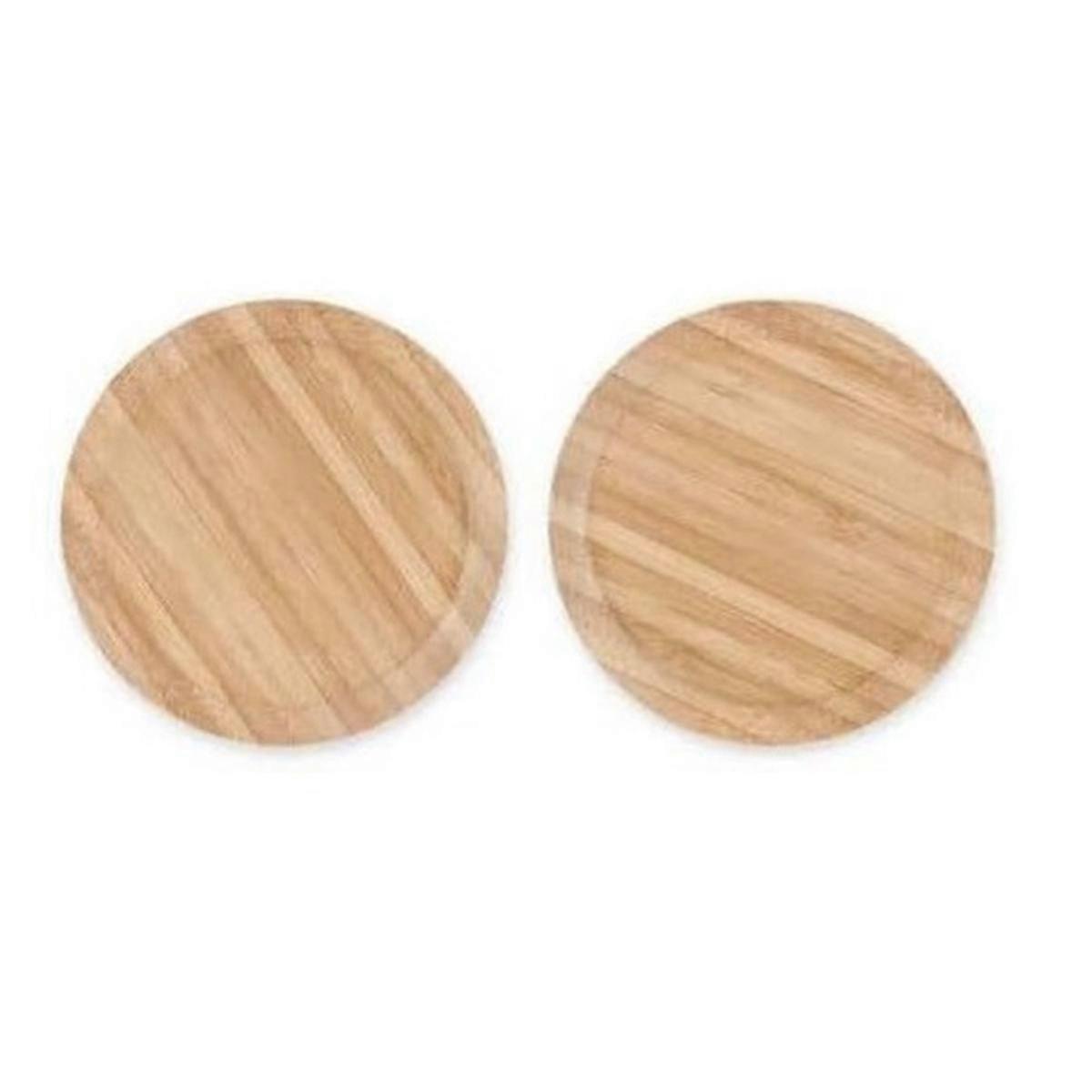 2PCS Trä Vinglas Täcker Bug Skydd Utomhus