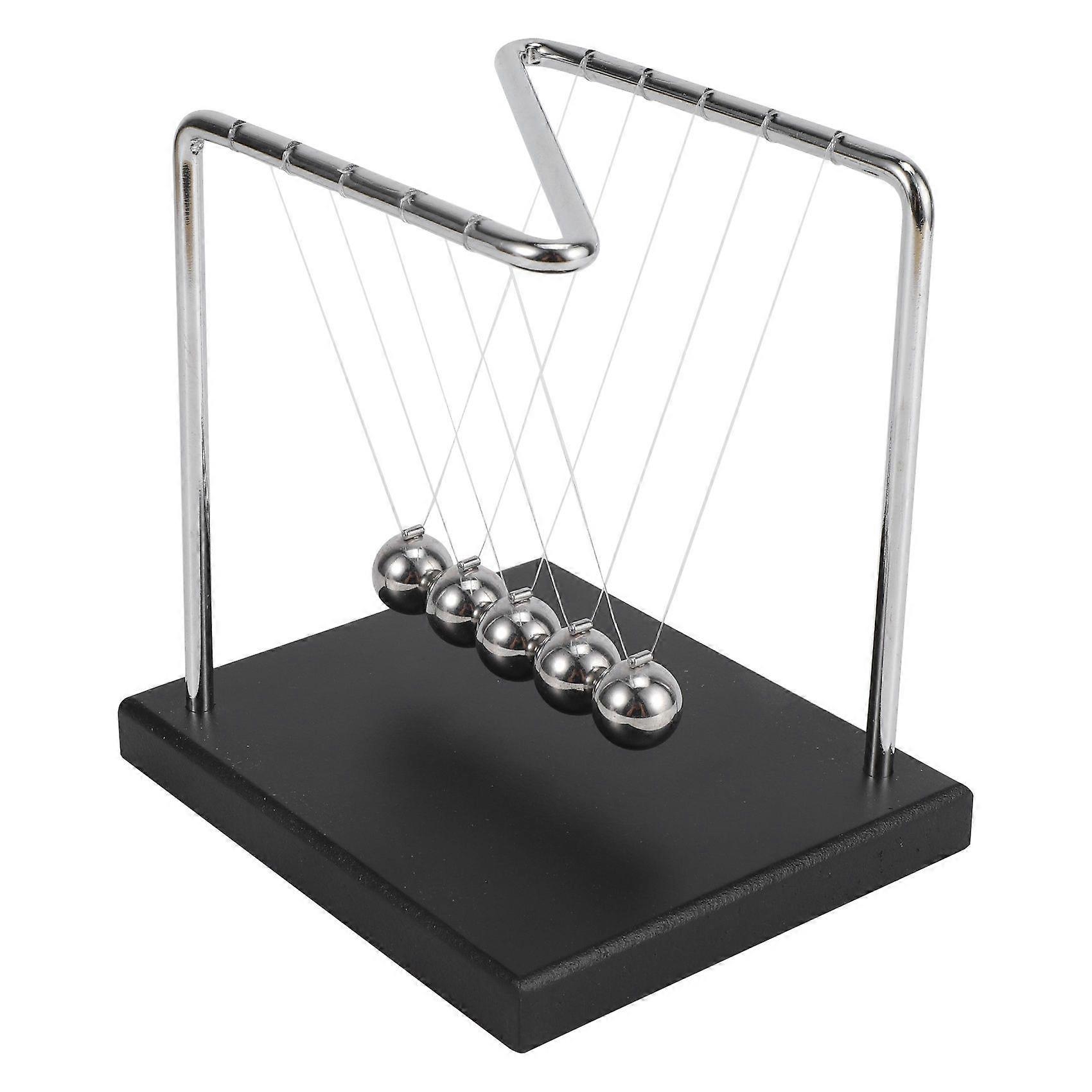 Cradle Physics Science Z-Type Wood 's Cradle Art In Motion Balance Ball Wave Desk Ornament Educati